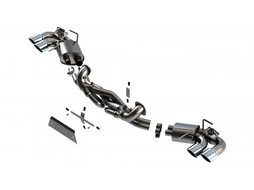 Borla Chevrolet Corvette C8 OPF-back ATAK